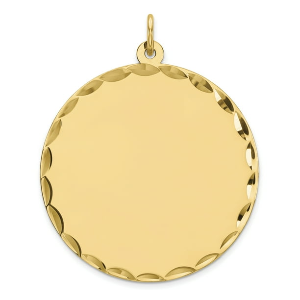 Silver Yellow Plated Saying Charm 32mm Silver Yellow Plated Saying Charm 32mm